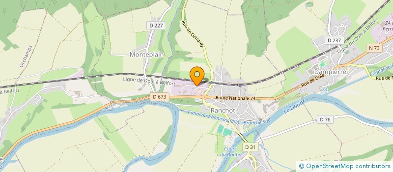 localisation de l'entreprise ISOLA'TECH  LA COTE