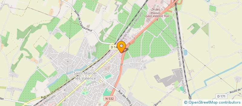 localisation de l'entreprise ISOLABAT à SAINT-MARCEL-LES-VALENCE