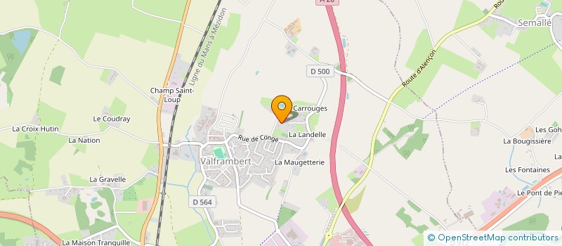 localisation de l'entreprise ISOLABAT à VALFRAMBERT