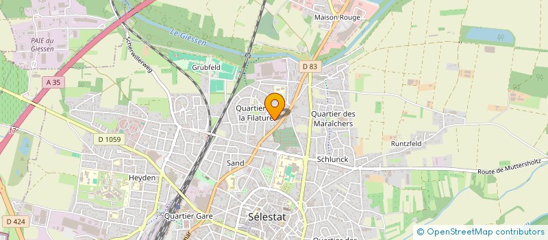 localisation de l'entreprise ISOLABLOC  SELESTAT