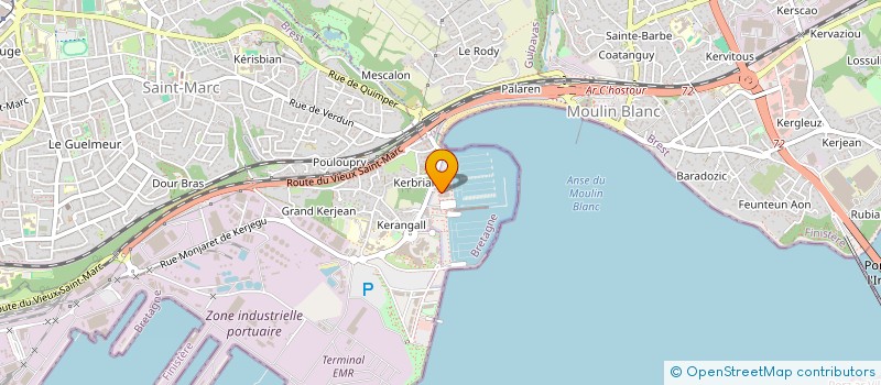localisation de l'entreprise ISOLADIS à BREST