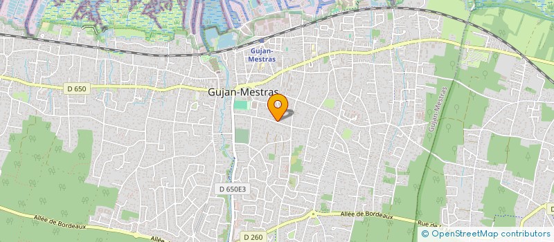 localisation de l'entreprise ISOLAINE  GUJAN MESTRAS