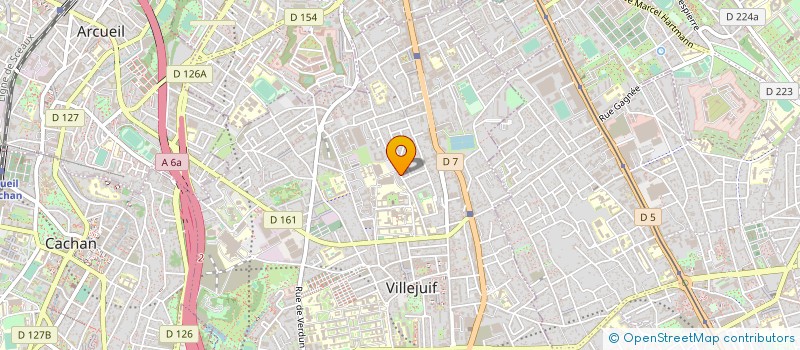 localisation de l'entreprise ISOLALU à VILLEJUIF