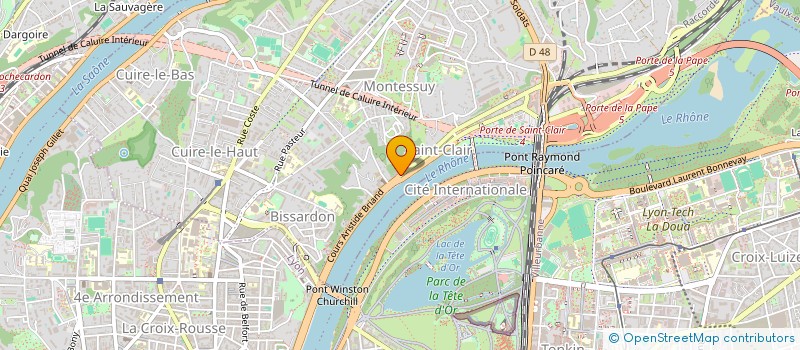 localisation de l'entreprise ISOLANE  CALUIRE-ET-CUIRE