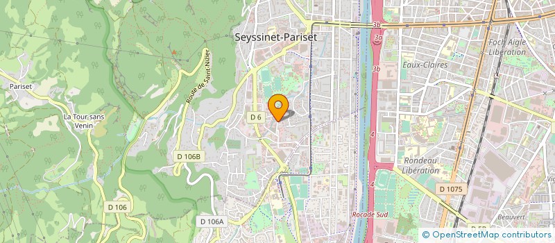 localisation de l'entreprise ISOLANTS DU SUD-EST à SEYSSINET-PARISET