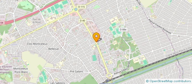 localisation de l'entreprise ISOLAR à VILLEPINTE