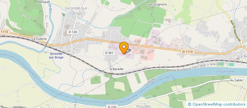 localisation de l'entreprise ISOLART  LA REOLE