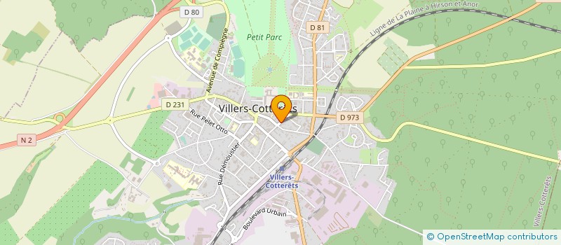 localisation de l'entreprise ISOLATECK à VILLERS-COTTERETS