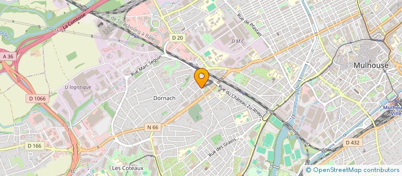 localisation de l'entreprise ISOLATION 68 à MULHOUSE