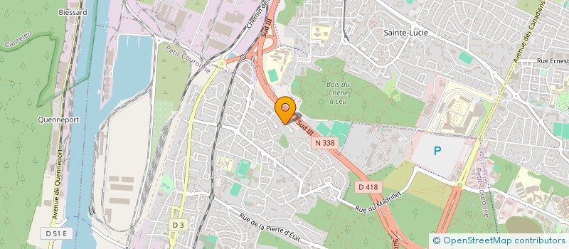 localisation de l'entreprise ISOLATION 76 à PETIT-COURONNE