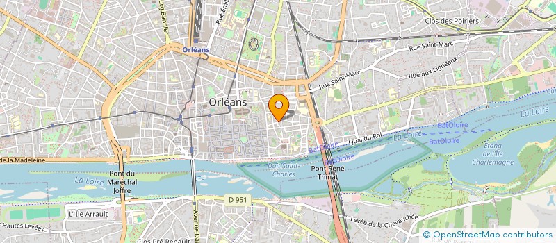 localisation de l'entreprise ISOLATION CENTRALE SARL à ORLEANS