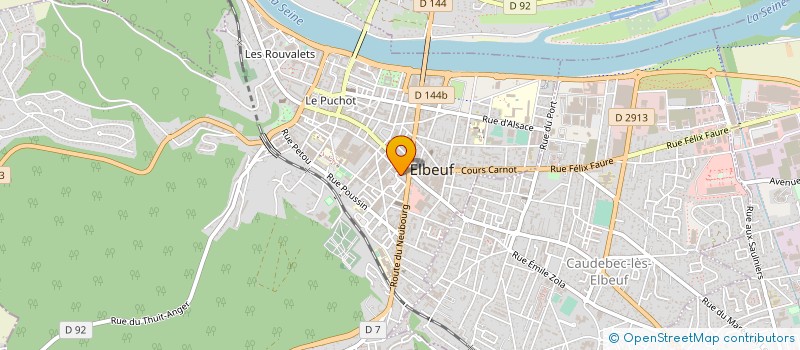 localisation de l'entreprise ISOLATION CLOISON MENUISERIE SERVICES à ELBEUF