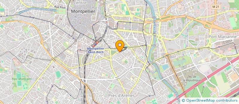 localisation de l'entreprise ISOLATION CLOISON PLAFOND SERVICES à MONTPELLIER