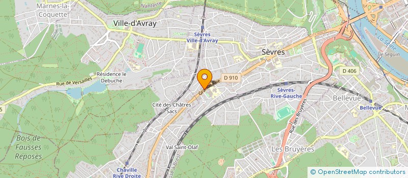 localisation de l'entreprise ISOLATION COMPANY à SEVRES