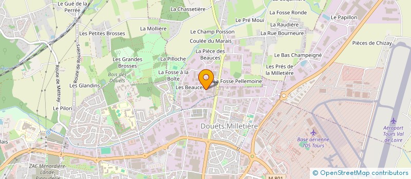 localisation de l'entreprise ISOLATION DE L'OUEST - I.D.O. à NOTRE-DAME-D'OE