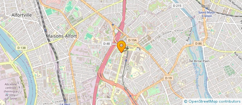 localisation de l'entreprise ISOLATION DECORATION AMENAGEMENT  CRETEIL