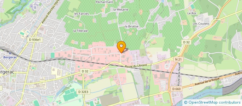 localisation de l'entreprise ISOLATION DIFFUSION à BERGERAC