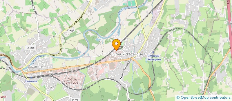 localisation de l'entreprise ISOLATION DOMMARTINOISE à CIVRIEUX-D'AZERGUES