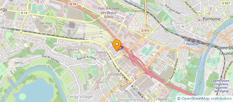localisation de l'entreprise ISOLATION DU PATRIMOINE FRANCAIS  CERGY