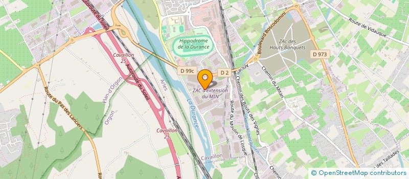 localisation de l'entreprise ISOLATION DU SUD à CAVAILLON