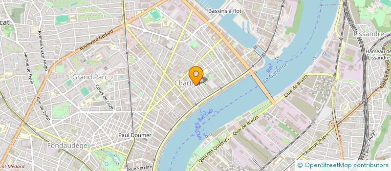 localisation de l'entreprise ISOLATION ET PROTECTION DU SUD OUEST à BORDEAUX