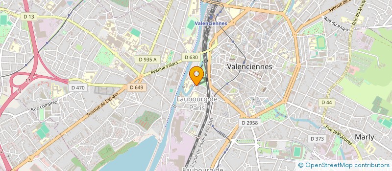 localisation de l'entreprise ISOLATION PLATRERIE NORD à VALENCIENNES
