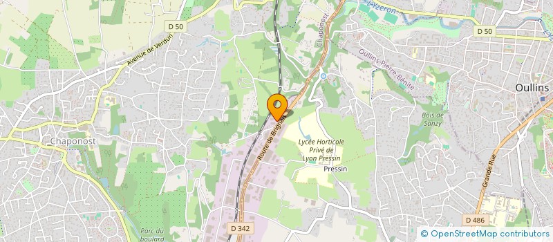 localisation de l'entreprise ISOLATION PROJECTION ETANCHEITE  CHAPONOST