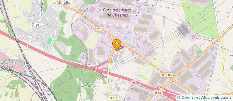 localisation de l'entreprise ISOLATION RHONE ALPES  SAINT-QUENTIN-FALLAVIER