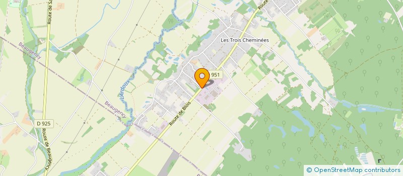 localisation de l'entreprise ISOLATION SOUFFLAGE INJECTION (I.S.I) à LAILLY-EN-VAL