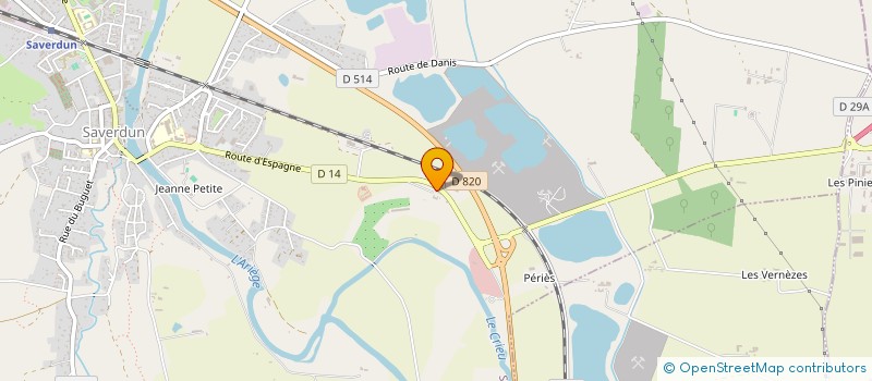 localisation de l'entreprise ISOLATION SYSTEME à SAVERDUN