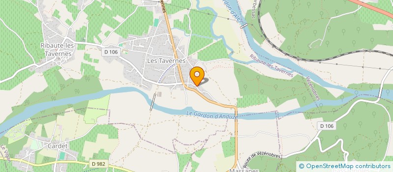 localisation de l'entreprise ISOLATION THERMIQUE EXTERIEURE INTERIEURE (I.TH.E.I.)  RIBAUTE-LES-TAVERNES