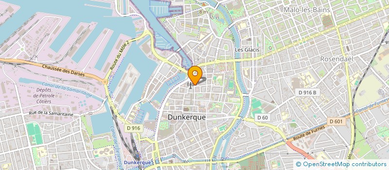 localisation de l'entreprise ISOLATION THERMIQUE PHONIQUE à DUNKERQUE