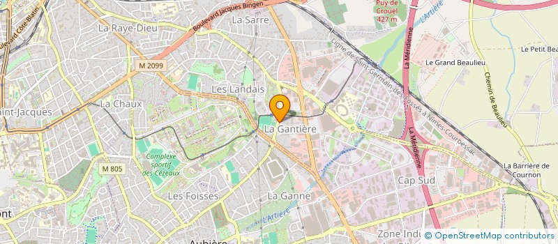 localisation de l'entreprise ISOLATION TOITURES ETANCHEITE AUVERGNE à CLERMONT-FERRAND