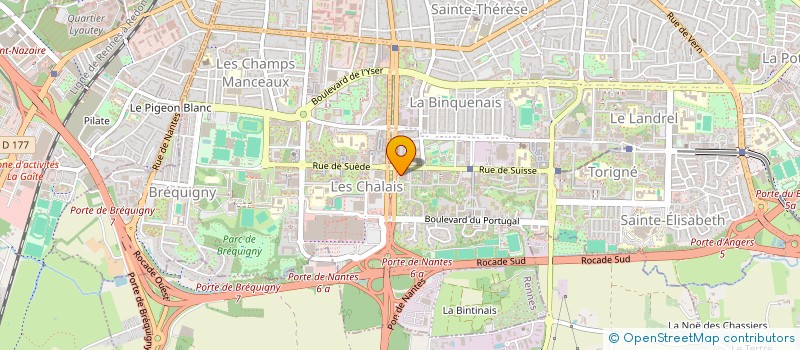 localisation de l'entreprise ISOLATION VERANDAS FERMETURES à RENNES
