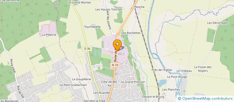 localisation de l'entreprise ISOLBA 41  SAINT-OUEN
