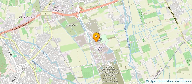 localisation de l'entreprise ISOLBAT  ENTRAIGUES-SUR-LA-SORGUE