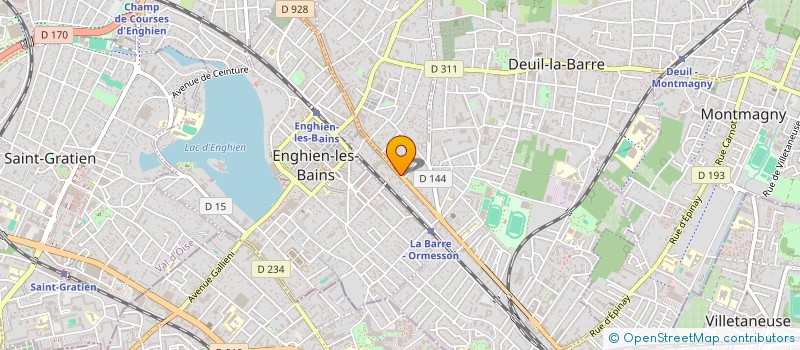 localisation de l'entreprise ISOLBAT à DEUIL LA BARRE