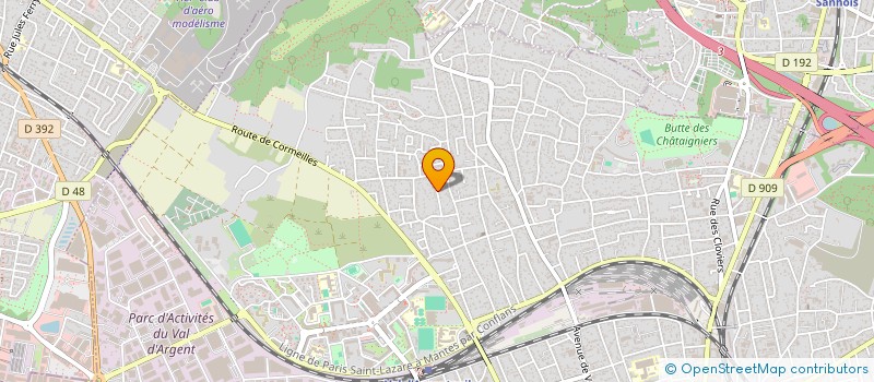 localisation de l'entreprise ISOLBAT à ARGENTEUIL