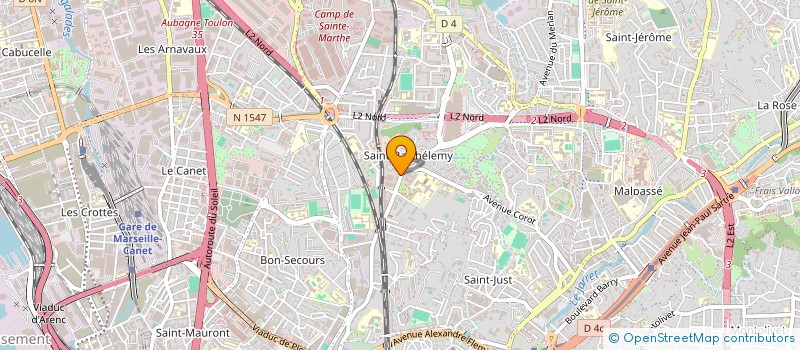localisation de l'entreprise ISOLBAT MARSEILLE à MARSEILLE