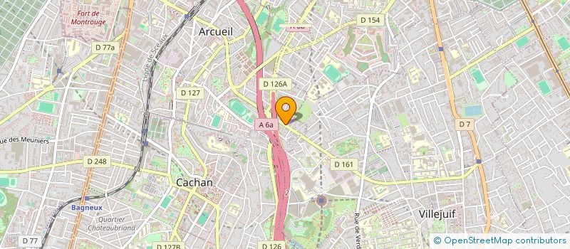 localisation de l'entreprise ISOLDECO à ARCUEIL