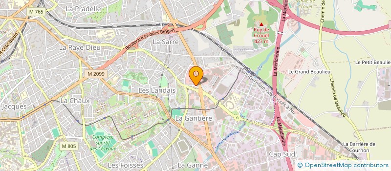 localisation de l'entreprise ISOLDOME à CLERMONT-FERRAND