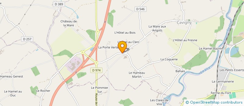 localisation de l'entreprise ISOLE SERVICE à CAVIGNY
