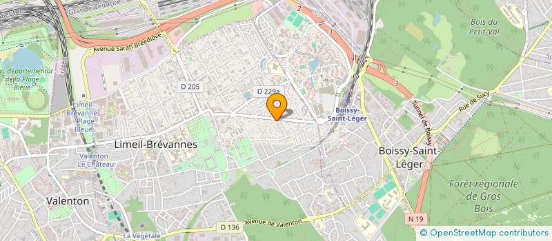 localisation de l'entreprise ISOLE - TOIT  LIMEIL BREVANNES