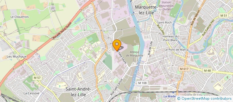localisation de l'entreprise ISOLE & VOUS à SAINT-ANDRE-LEZ-LILLE