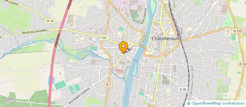 localisation de l'entreprise ISOLEC à CHATELLERAULT