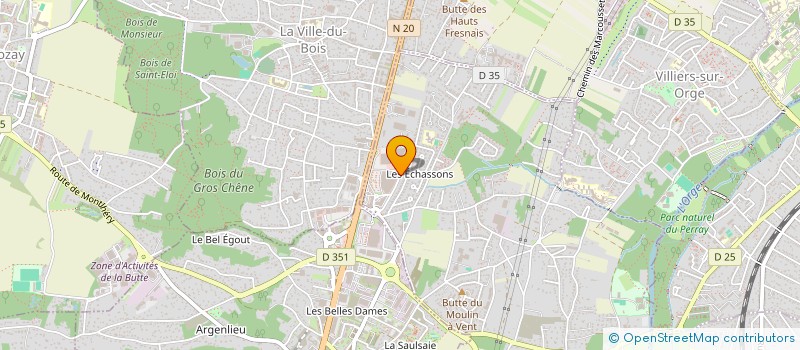 localisation de l'entreprise ISOLEC à LONGPONT-SUR-ORGE