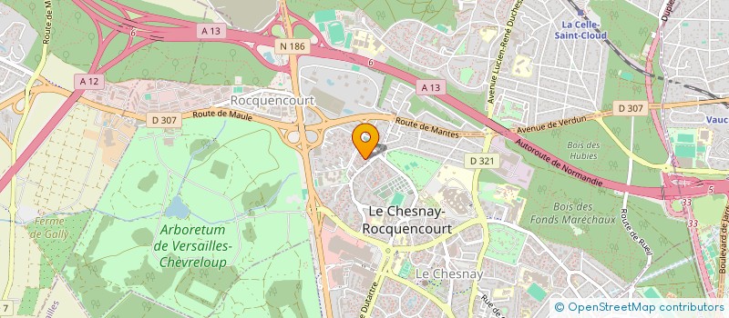 localisation de l'entreprise ISOLEEX BTP  LE CHESNAY-ROCQUENCOURT