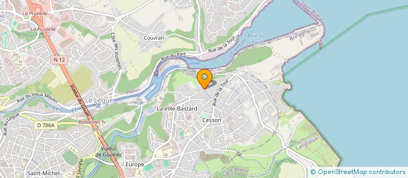 localisation de l'entreprise ISOLELLA à SAINT-BRIEUC