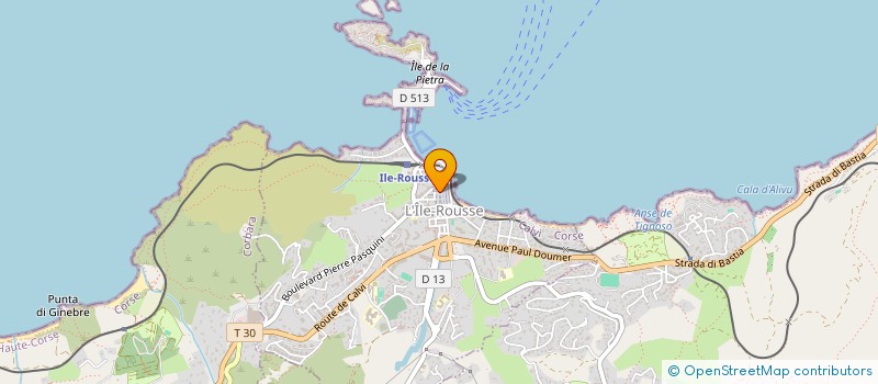 localisation de l'entreprise ISOLEMENT SILENCE à L'ILE ROUSSE