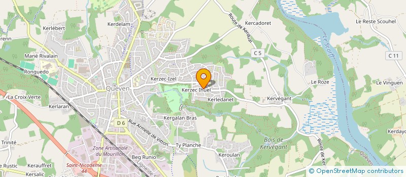 localisation de l'entreprise ISOLEX ENDUIT à QUEVEN